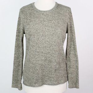 Altar'd State Womens Large Ribbed Knit Faux Layered Shirt